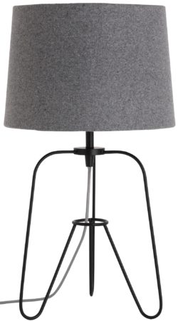 Collection Herbert Tripod Table Lamp - Black & Grey